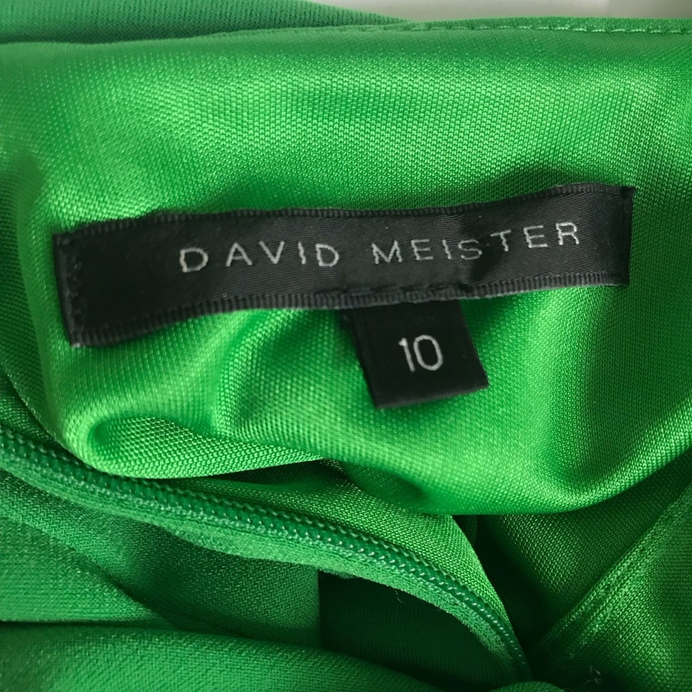 David Meister Kelly green dress - Picture 7 of 7